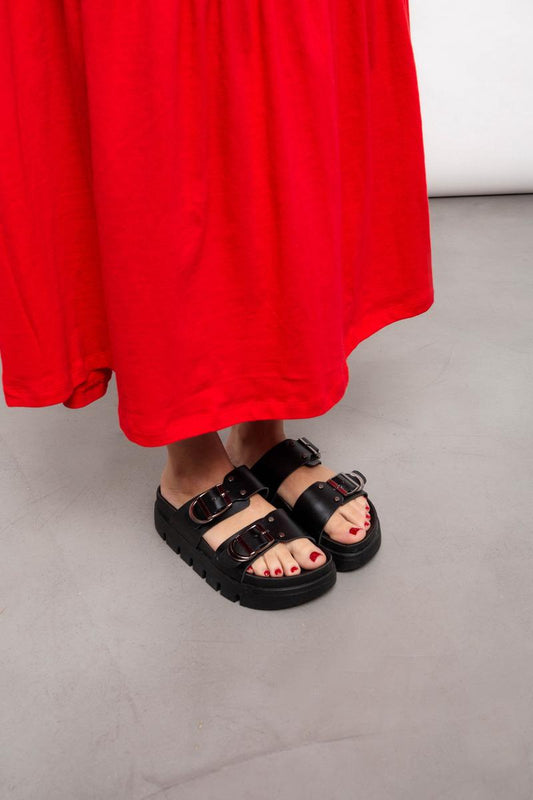 Sandalias Cuerina