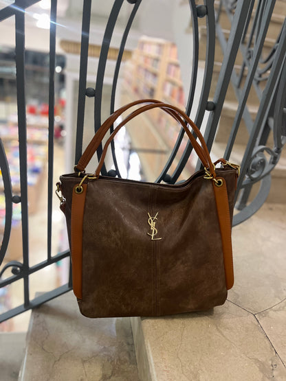 CARTERA YSL TOSTADO