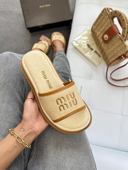 Sandalias Tipo Miu Miu