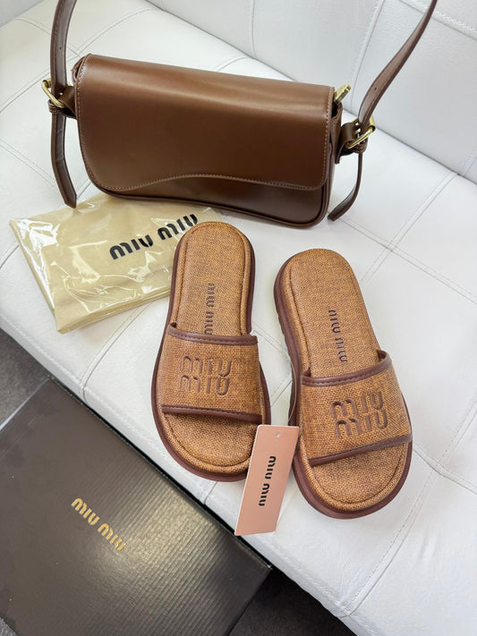 Sandalias Tipo Miu Miu