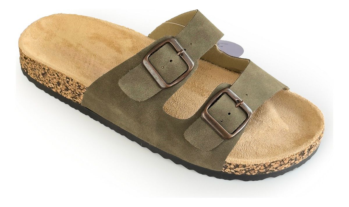 Sandalias con Hebilla Clasica